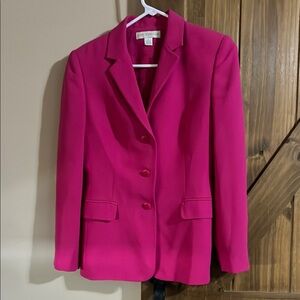 Petite Sophisticate Vibrant Pink Blazer